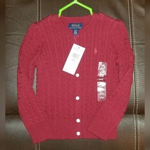 Girls Polo Sweater